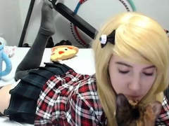 Amateur, Rubia, Solo, Adolescente, Tetas, Camara web