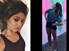 Nana, Brunette brune, Célébrité, Masturbation