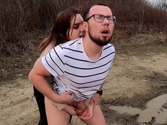 Bruinharig, Sperma shot, Dominatie, Vrouw, Dominante vrouw, Meesteres, Russisch, Tiener