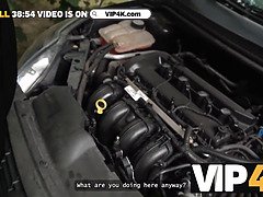 黒人, 茶髪の, 車, 浮気する, チン, 怪物, 公共, ストッキング