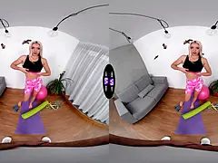 Blond, Pijpbeurt, Vriendje, Schattig, Naakt, Gezichtspunt, Tiener, Tieten likken