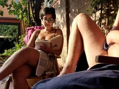 Amateur, Cornudo, Polla, Despelote, Público, Estudiante, Adolescente, Voyeur