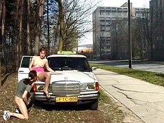 Leie, In den arsch, Blasen, Deutsch, Im freien