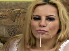 Sucer une bite, Tir de sperme, Faciale, Hard, Énorme, Nénés