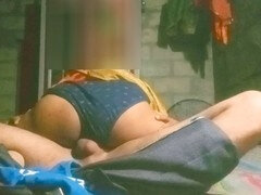 Amateur, Grosse bite, Couple, Éjaculation interne, Public, Chatte, Jarretelles, Branlette espagnole