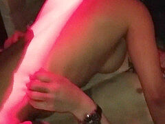 Close up pussy fuck, russian slut, creampie gangbang