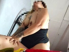 In den arsch, Grosser schwanz, Besamung, Gehörnter ehemann, Spermaladung, Filipina, Milf, Mutti