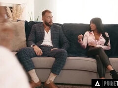 Ember Snow & Liv Revamped Trick Therapist For Big Tits Asian Blowjob & Doggystyle