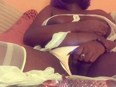 Ebony, Orgasm, Solo