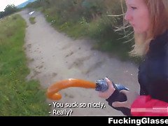 Fucking glasses - beach and mall casual xxx