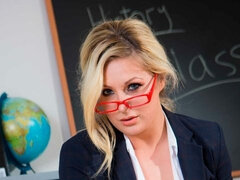 Culo grande, Tetas grandes, Rubia, Estilo perrito, Ffm, Lencería, Zapatos, Trio