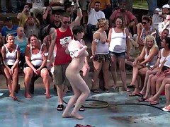 Amateur, Concurso, Público, Adolescente, Mojado