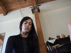 緊縛, 茶髪の, フェムドム, 愛人, 拘束