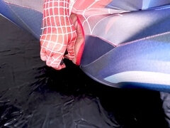 Anal, Sadomasoquismo, Látex, Pequeña, Spandex, Juguetes