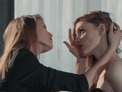 Fétiche, Hd, Lesbienne, Lingerie, Rousse roux, Jarretelles, Strapon, Jouets