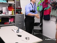 Busty Latina busted with [censored] jewelry hidden in bra