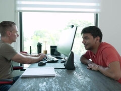 アナル, ブロンド, フェラチオ, 巨乳な, ハードコア, キッチン, 淫乱熟女, オッパイの