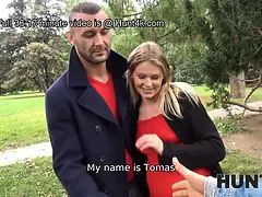 Hunt4k. man permits pregnant wifey to do it because it means additional help