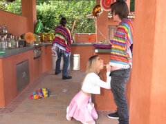ブロンド, フェラチオ, イマラチオ, チン, バック, ハードコア, Hd, オマンコ
