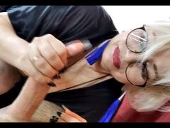 Step mom, fuck mom, russian blowjob