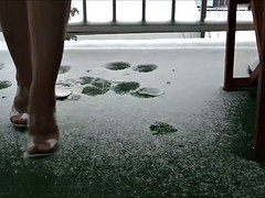 素人, 足, 足フェチ, 熟年, ストッキング