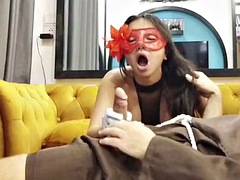 Asian Teen Red Devil Anal Treat