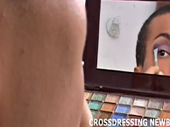 Leie, Schönheit, Grosser schwanz, Bekleidet, Schwanz, Schwul, Lingerie, Masturbation
