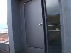 Asiatisch, Blasen, Japanische massage, Im freien, Öffentlich