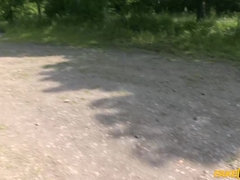 Horny Teen Has Outdoor Sex