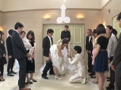 Asiatisch, Braut, Betrug, Gehörnter ehemann, Hardcore, Japanische massage, Hochzeit, Ehefrau