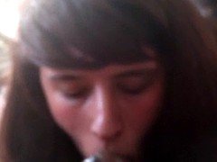 Cross Dressing Sissy Enjoying sucking a BBC