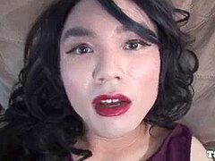 Amateur, Asian, Heels, Masturbation, Shemale, Solo