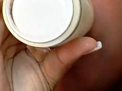 Grote kont, Zwart, Pijpbeurt, Sperma shot, Zwart, Grappig, Hardcore, Tieten likken