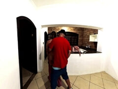 茶髪の, バック, Hd, キッチン, ラティーナ, パンティ, オマンコ, ヤリマン