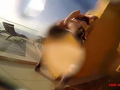 デカパイ, イギリス人, エロ熟女, 指いじり, オナニー, 熟年, 淫乱熟女, 義母