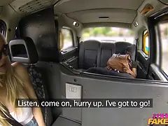 Cougars riding Big Black Cock in the faux cab - fakehub compilation with anal and creampies