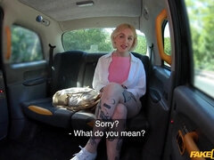 Blonde Greta Foss got in the Fake Taxi