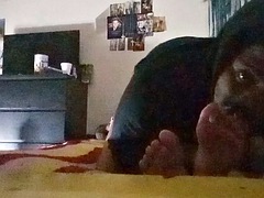 Cul, Garce, Pieds, Fétiche, Interracial, Fille latino, Suçant