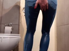 Compilation Of Wetting My Jeans And Pouring Out From My High Heels And Pants