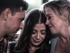 ベッドルーム, デカ尻, デカチン, デカパイ, フェラチオ, バック, 淫乱熟女