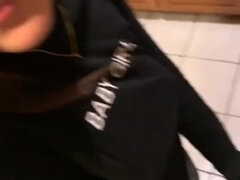 アジア人, デカチン, 黒人, フェラチオ, 異人種間, ラティーナ, パーティ, 公共