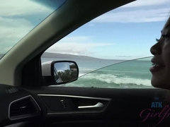 Leie, Strand, Fingern, Flashen, Freundin, Masturbation, Orgasmus, Öffentlich