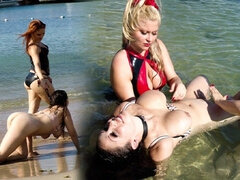 Tetas grandes, Penetracion con dedos, Hd, Lesbiana, Público, Esclavo, Trio, Bajo el agua