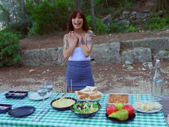 Enthousiasteling, Grote lul, Pijpbeurt, Hondjeshouding, Buiten, Gezichtspunt, Geschoren, Kort haar