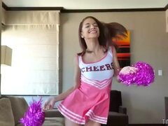 Tiny cheerleader