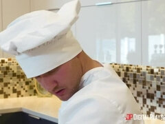 アメリカ人, デカチン, フェラチオ, 茶髪の, バック, なめる, オマンコ, タトゥー