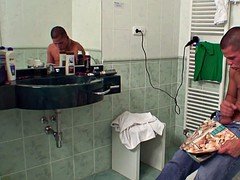 浴室, ぽっちゃり, 巨乳な, お婆さん, 熟年, 母, 馬乗り, 妻