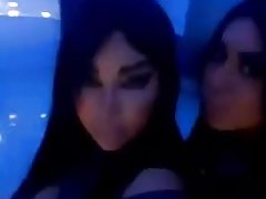 Rubbing Iranian pornstar