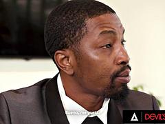 Isiah Maxwell Pounds Gia Derzas Tight Ass and Pussy Hard on the Office Desk