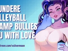 Amazon position, athletic girl, wet pussy sound